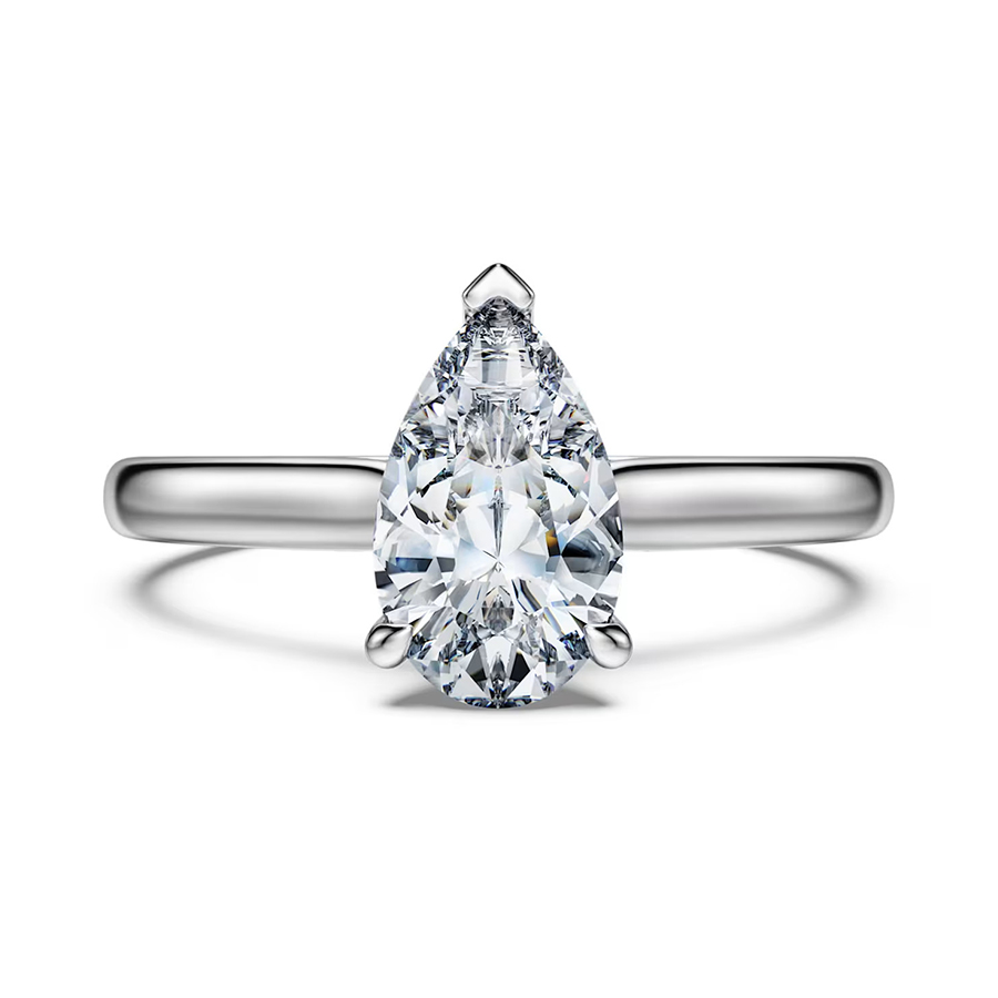 Nhẫn cầu hôn lab-grown diamond Pear Solitaire – ERBD001-LD