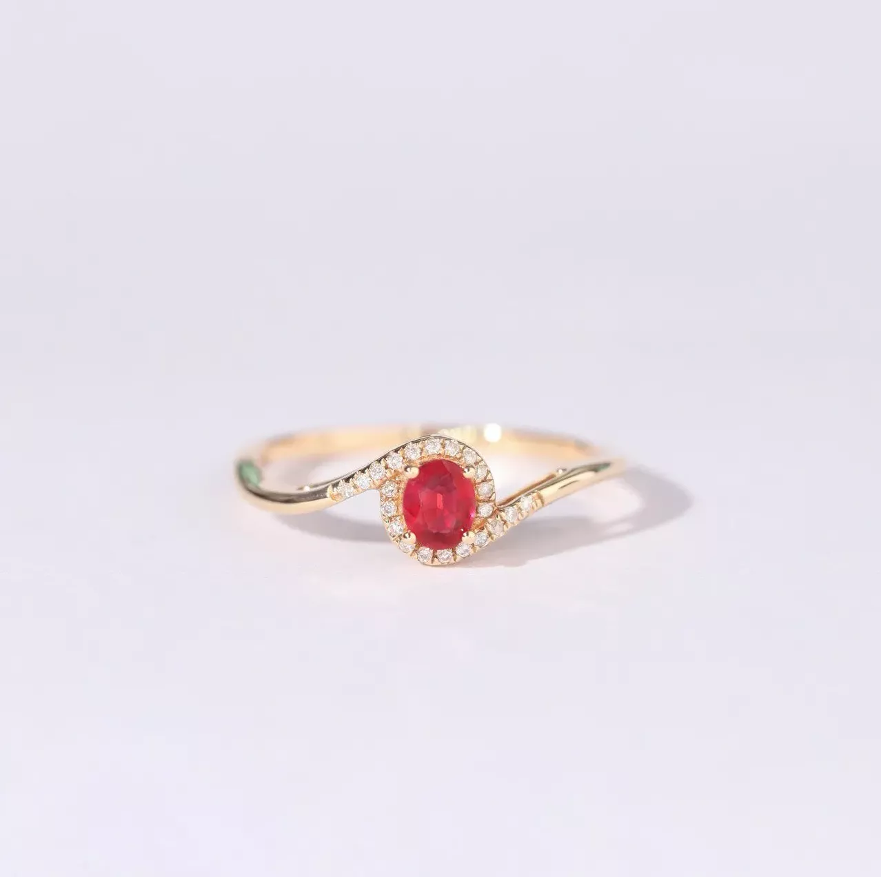 Nhẫn cầu hôn Rosé Rouge - ERBD005-RB