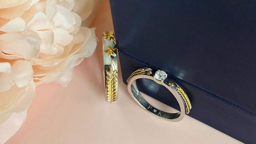Các kiểu khắc tên lên nhẫn cưới nổi bật tại Bemiie