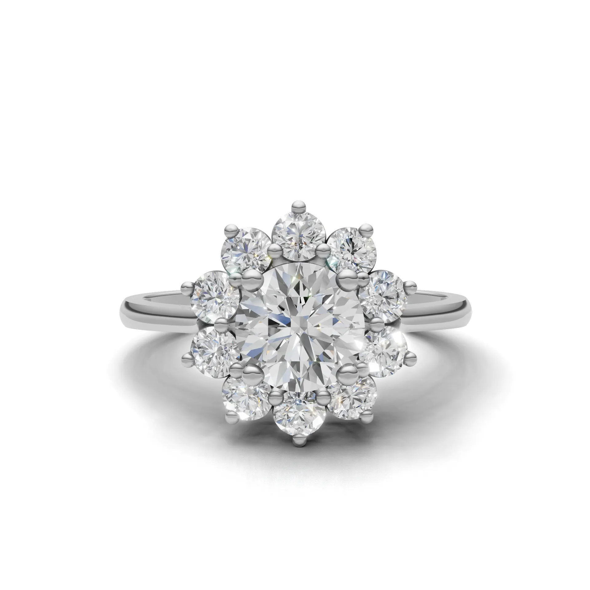 Nhẫn cầu hôn Bright Blossom - ERBD029-LD