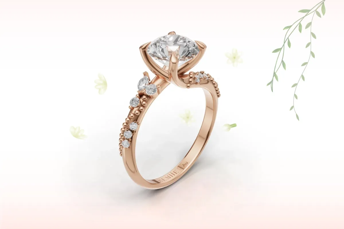 Nhẫn nữ khắc tên có nhiều lựa chọn độc đáo