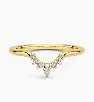 nhẫn cưới curved