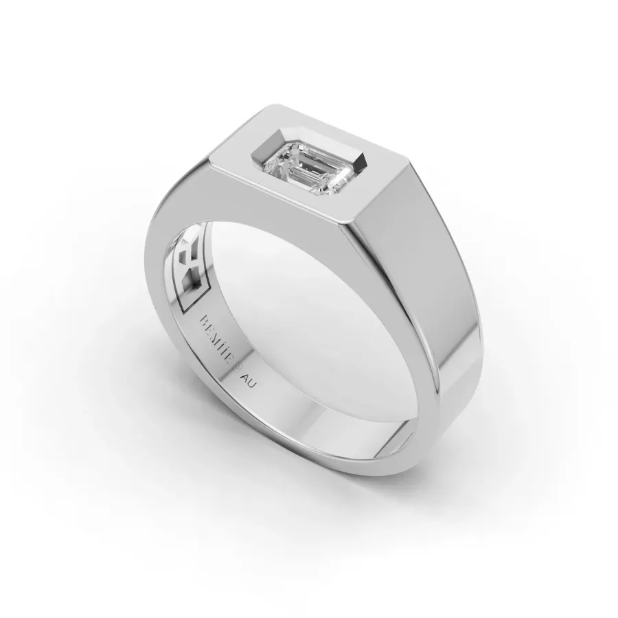 Nhẫn cưới Emerald Axis - WRBD001M-02