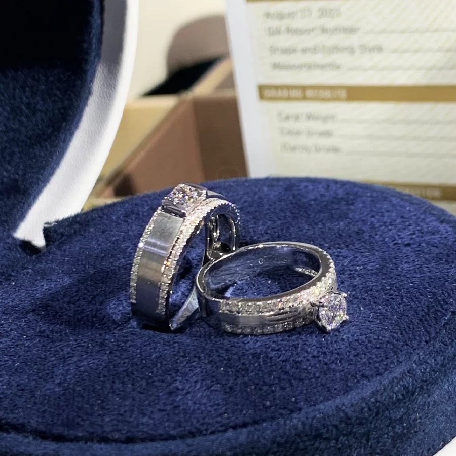 Nhẫn Cầu Hôn Princess Cut